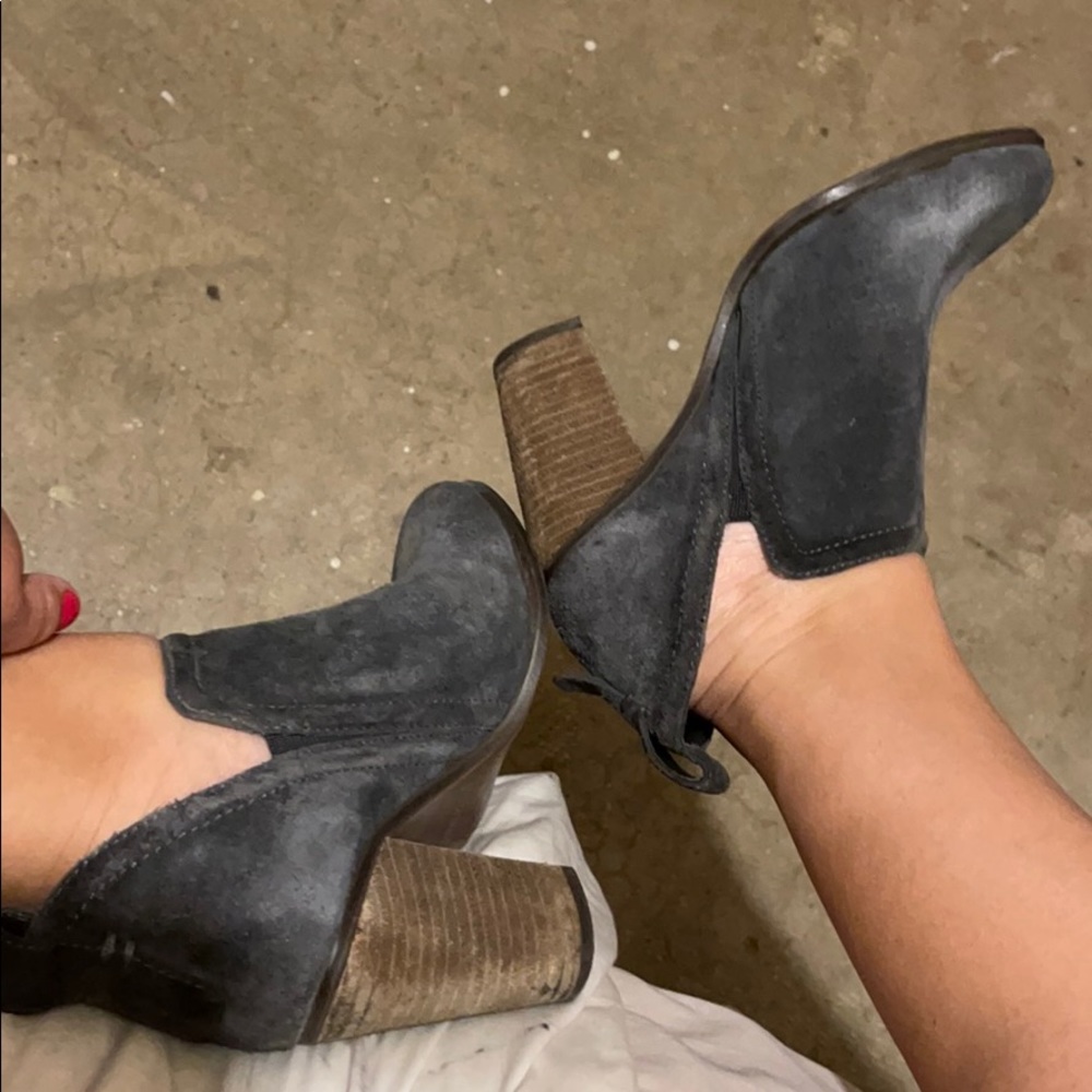 Vince Camuto Gray Booties - Picture 1 of 7